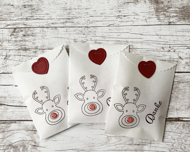 GRATIS! Crealies Clearstempel Rentier Reindeer Bits & Pieces