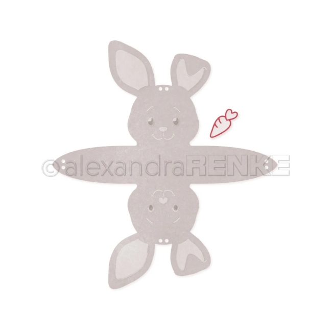 Alexandra Renke Stanzform Hasenböxchen 4.0x7.5x2.7cm