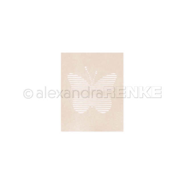 Alexandra Renke Stanzform Lamellen Schmetterling 8.0x7.5cm