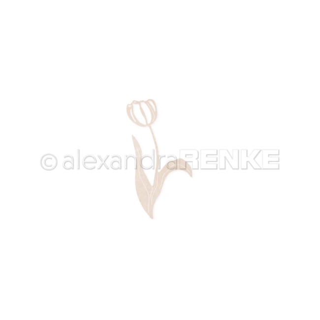Alexandra Renke Stanzform Tulpe-1 (5.5x11.0cm)