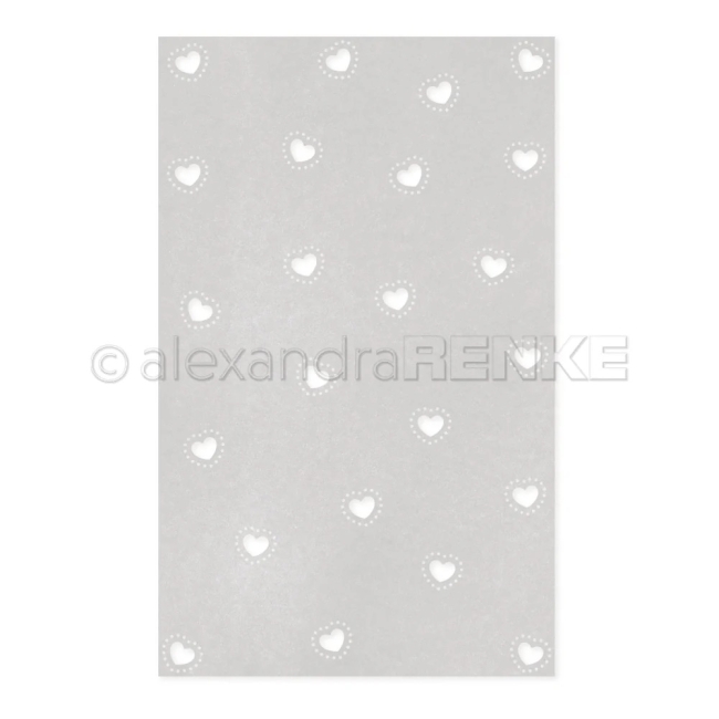 Alexandra Renke Stanzformen Herzen mit Punkten 10.8x17.4cm