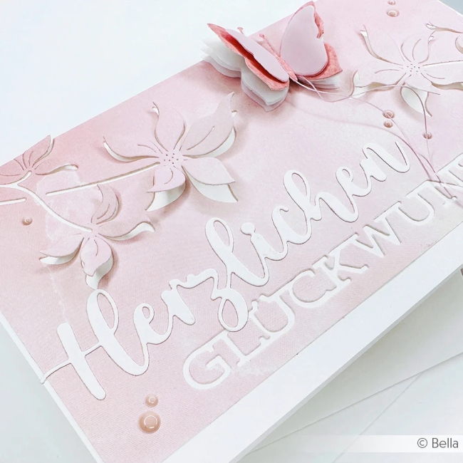 Alexandra Renke Stanzschablonen Schriften-Duo Herzlichen Glückwunsch