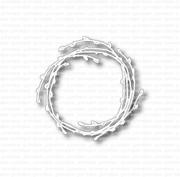 Gummiapan Stanzform Kleiner Weidenkranz 5.0cm