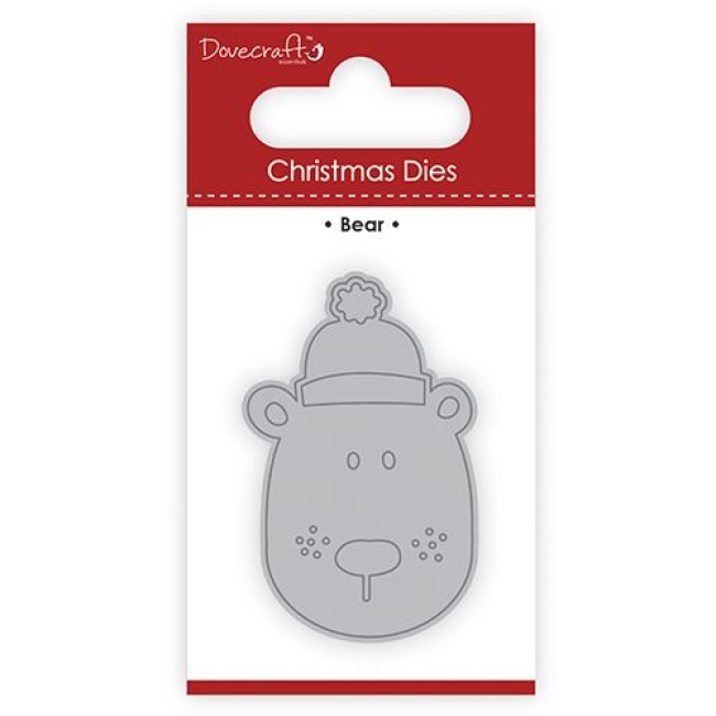 GRATIS! Dovecraft Stanzform Christmas Bear