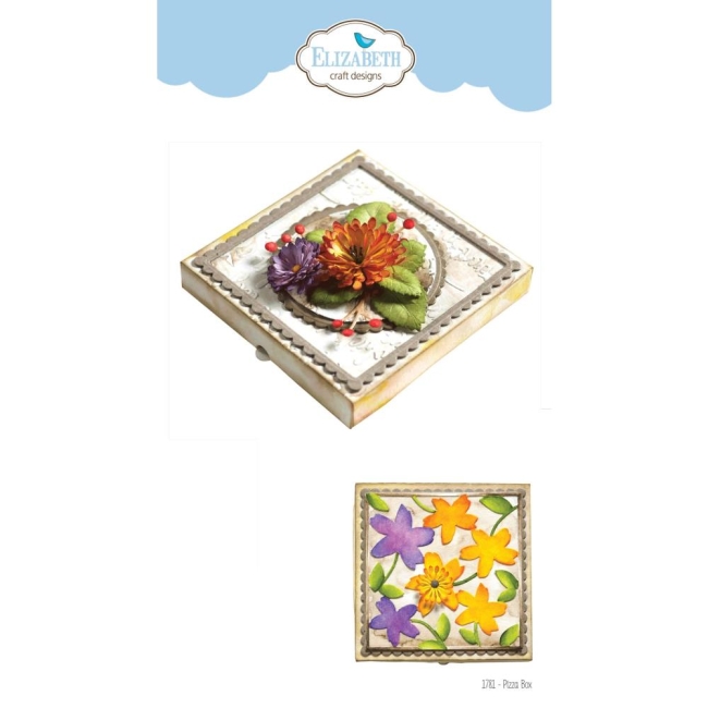 Elizabeth Craft Design Stanzschablonen Pizzabox 10.7x10.7cm