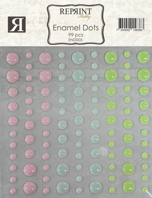 Reprint Happiness Enamel Dots selbstklebend PRE-ORDER Lieferbar ab 29.04.2026