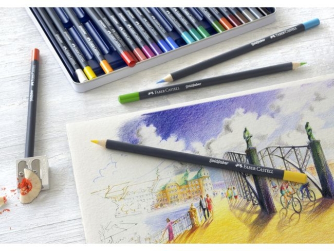 Faber Castell Goldfaber Farbstifte 48er Metallkasten