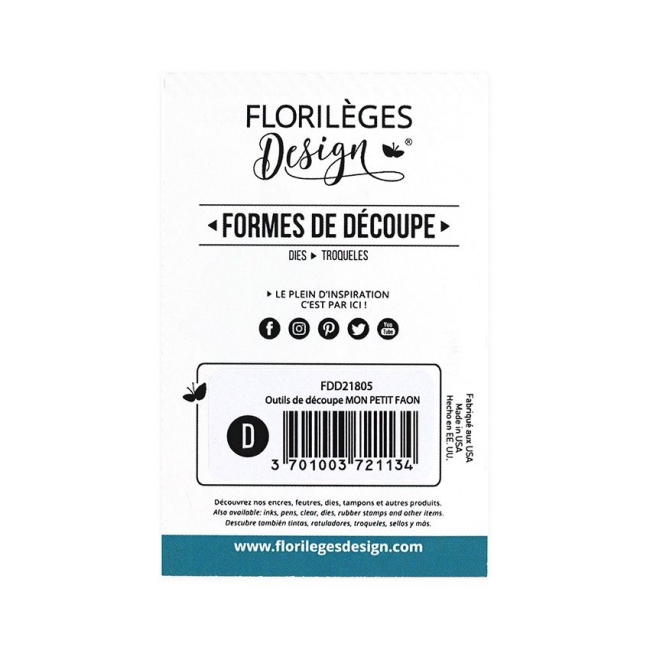 Florilèges Design Stanzschablone Kleines Reh Mon petit faon 4.2x5.5cm