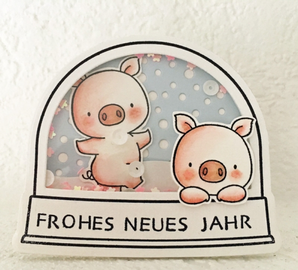 GRATIS! My Favorite Things - Stanzschablone Schneekugel Die-namic Snow Globe Die inkl. 10 Stück Clear Pouches
