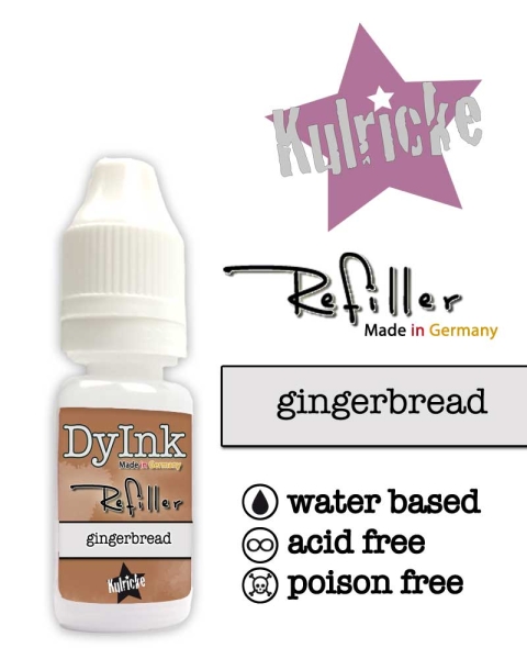 Kulricke Stempelkissen gingerbread inkl. Auffüller 10ml