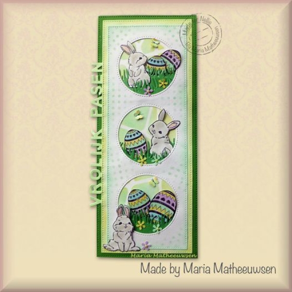 Nellie's Choice Stempel Cute Rabbit-3  2.8x4.0cm