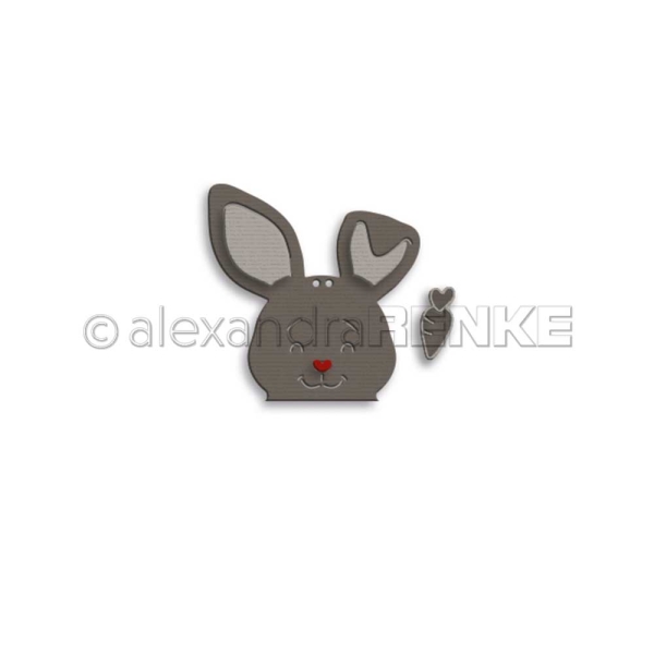 Alexandra Renke Stanzschablone Hasenböxchen 7.2x7.4cm