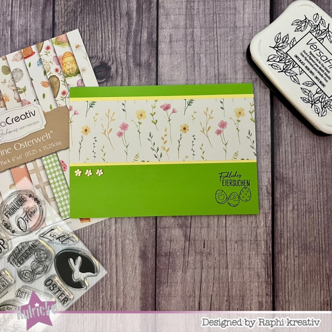 LaCreativ Designpapier Kleine Osterwelt Paper Pack 6x6" - 24 Bogen