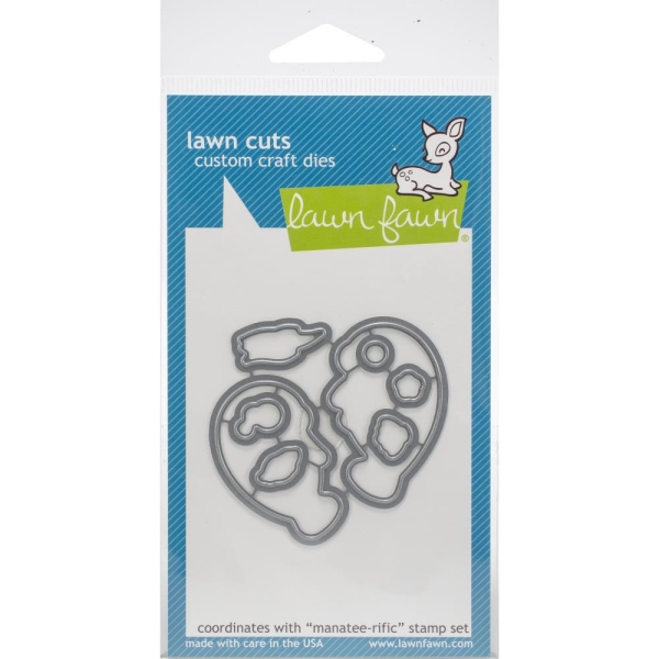 Lawn Fawn - Clearstempelset und Stanzen Manatee-Rific Combo