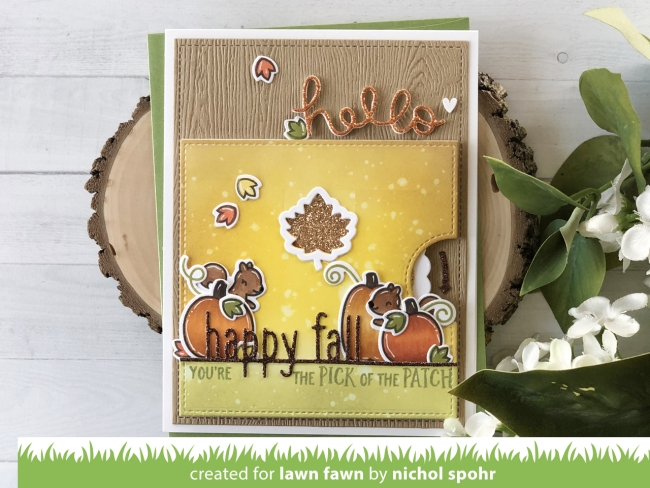 GRATIS! Lawn Fawn - Stanzschablonenset Reveal Wheel Square Add-On
