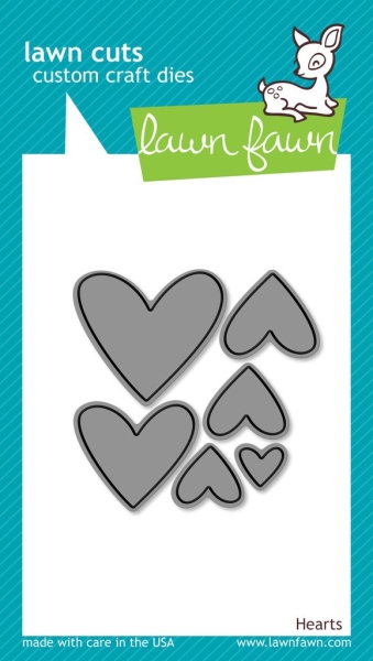 Lawn Fawn Stanzschablonen Kleine Herzen Tiny Hearts Dies