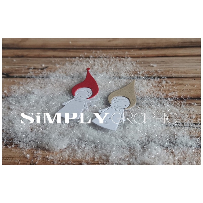 Simply Graphic Stanzschablonen Kobolde Lutins 2.0x5.5cm