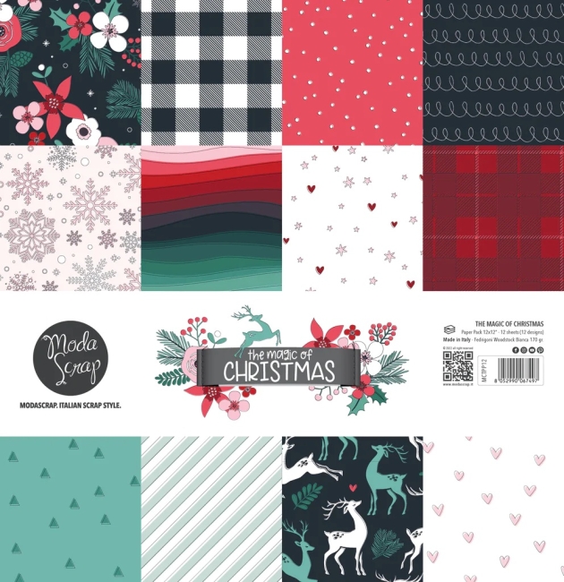 ModaScrap Papierpack The Magic of Christmas 12x12"