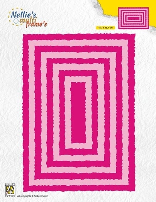 Nellie's Choice Stanzformen Fotorahmen rechteckig 11.3x15.7cm