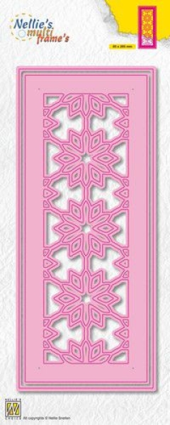 Nellie's Choice Stanzen Slimline Star Multiframes Dies 8.5x20.5cm