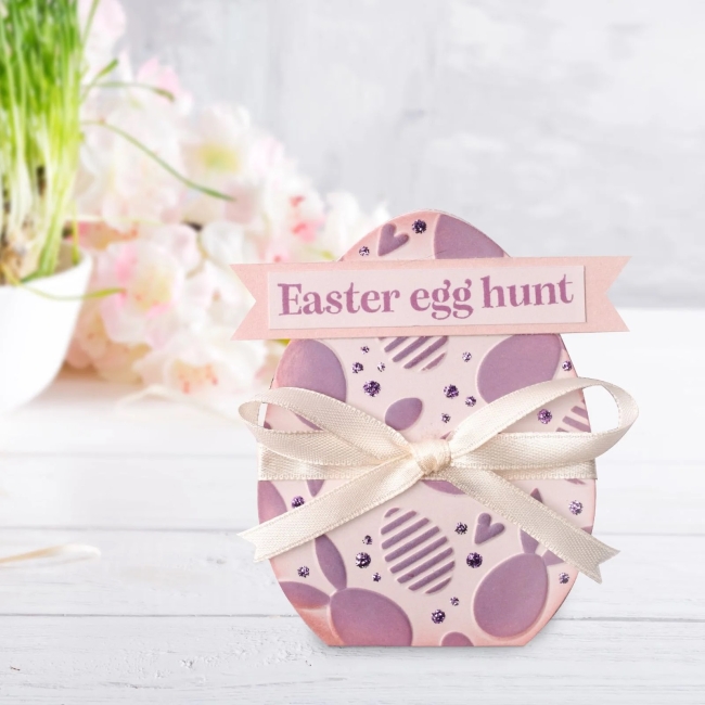 Nellie's Choice Stanzform Eggshaped Box Wrapping Dies Multi Frames
