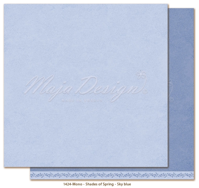 Maja Design Monochromes Shades of Spring Sky blue 12x12"