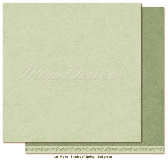 Maja Design Monochromes Shades of Spring Garden Bud green 12x12"