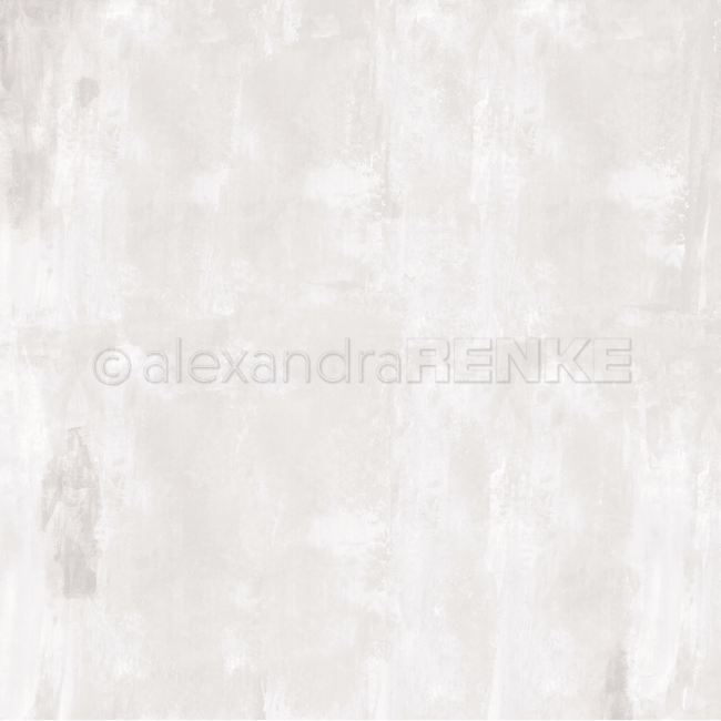 Alexandra Renke Papier Ruhiges Mittel Grau 12x12"
