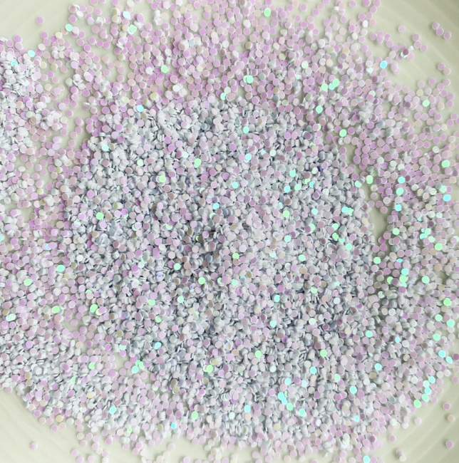 Pailletten Glitzerschnee Irisierend 1mm 10g