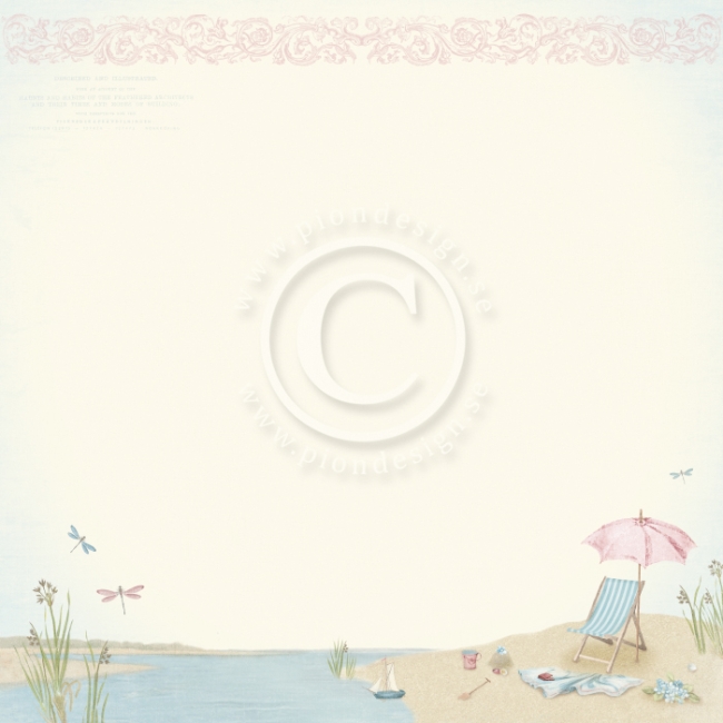 Pion Design Papier Seaside Stories Summertime 12x12"
