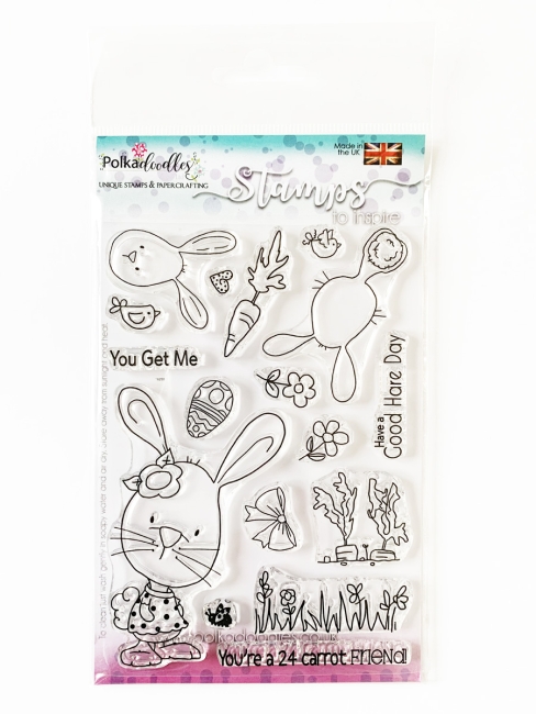 Polkadoodles Stempel Carrot Friend Clear Stamps
