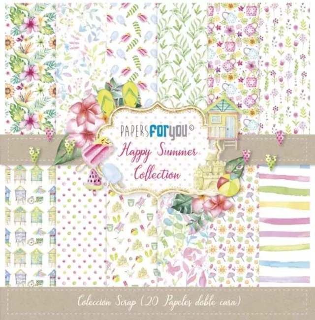Papers For You Papierpack Happy Summer 6x6"