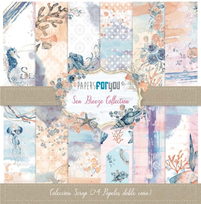 Papers For You Papierpack Sea Breeze 6x6" (15.2x15.2cm)