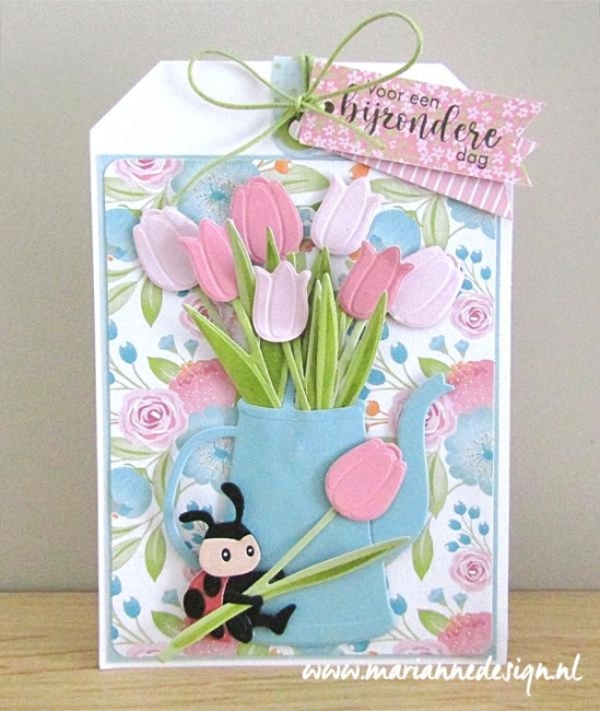 Marianne Design Papierblock Süsse Blumen Sweet Flowers A4
