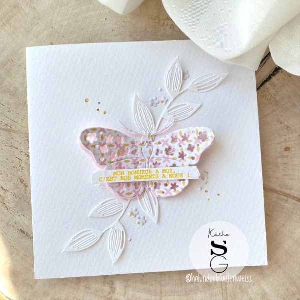 Simply Graphic Stanzschablone Papillon Fleuri 8.5x4.8cm