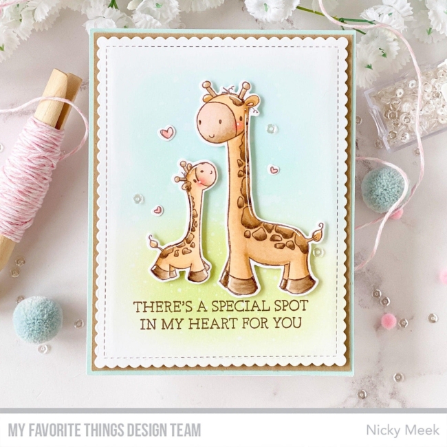 My Favorite Things Clearstempel und Stanzen im Set Special Spot in My Heart