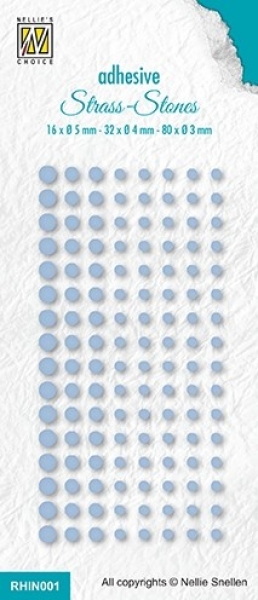Nellie's Choice Strass-Steine babyblau Adhesive Strass-Stones