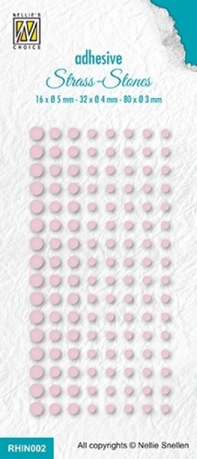 Nellie's Choice Strass-Steine babypink Adhesive Strass-Stones