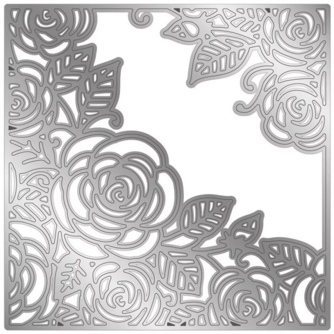 Crafter's Companion Stanzform Zarte Rosen 4x4" (10.2x10.2cm)
