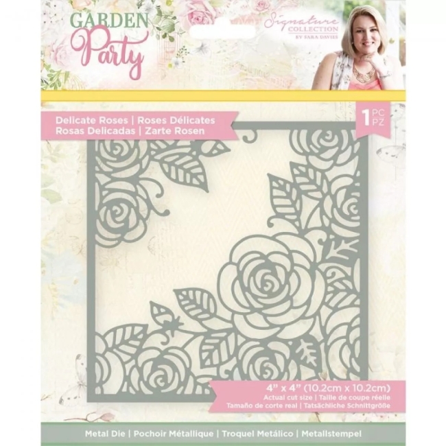 Crafter's Companion Stanzform Zarte Rosen 4x4" (10.2x10.2cm)