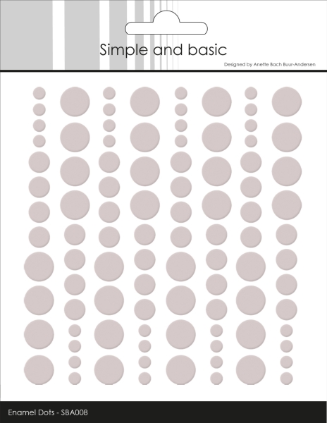Simple and Basic Klebeperlen Baileys Braun Adhesive Enamel Dots