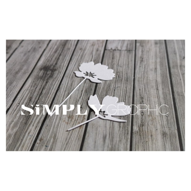 Simply Graphic Stanzschablonen Duo Fleurs Pleines
