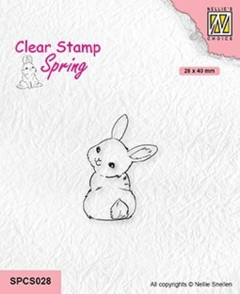 Nellie's Choice Stempel Cute Rabbit-3  2.8x4.0cm