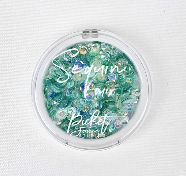 GRATIS! Picket Fence Studios Sequinmix Spring Fling Paillettenmix 14gr