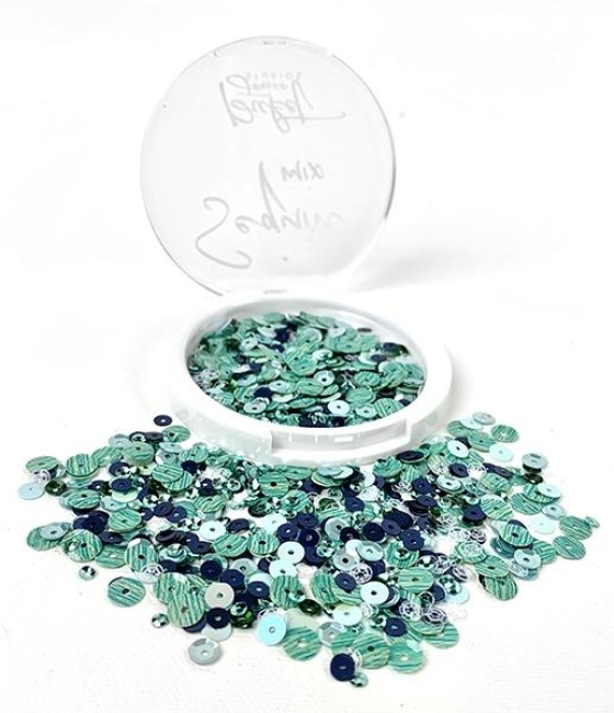 Picket Fence Studios Sequinmix Aqua Seas Paillettenmix 14gr