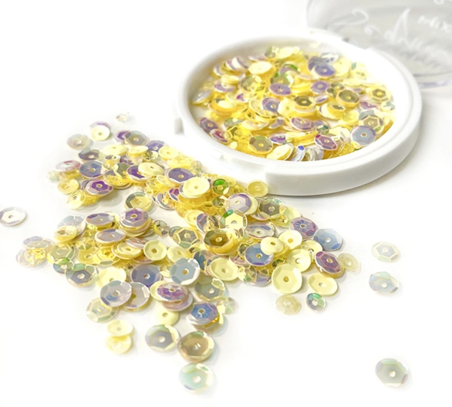 Picket Fence Studios Paillettenmix Yellow Sequins
