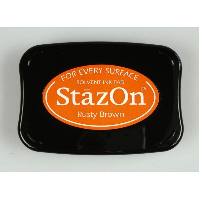 Tsukineko StazOn Stempelkissen Rusty Brown Ink Pad