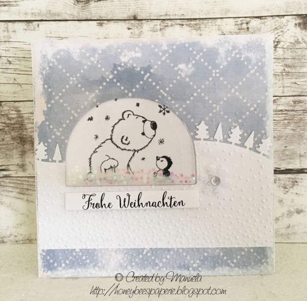 GRATIS! My Favorite Things - Stanzschablone Schneekugel Die-namic Snow Globe Die inkl. 10 Stück Clear Pouches