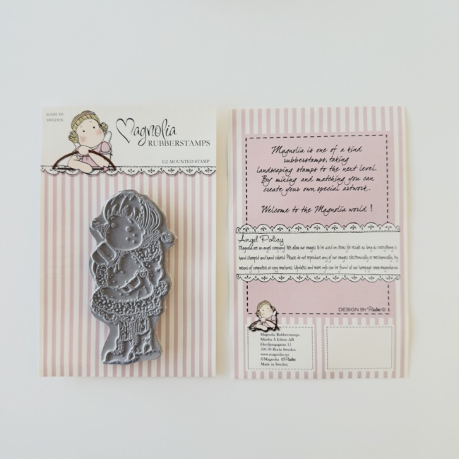 Magnolia Clingstempel Tilda In Christmas Coat 4.0x9.0cm