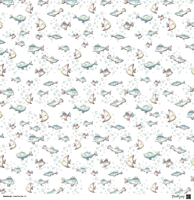 ModaScrap Papierkit Under the Sea 12x12"